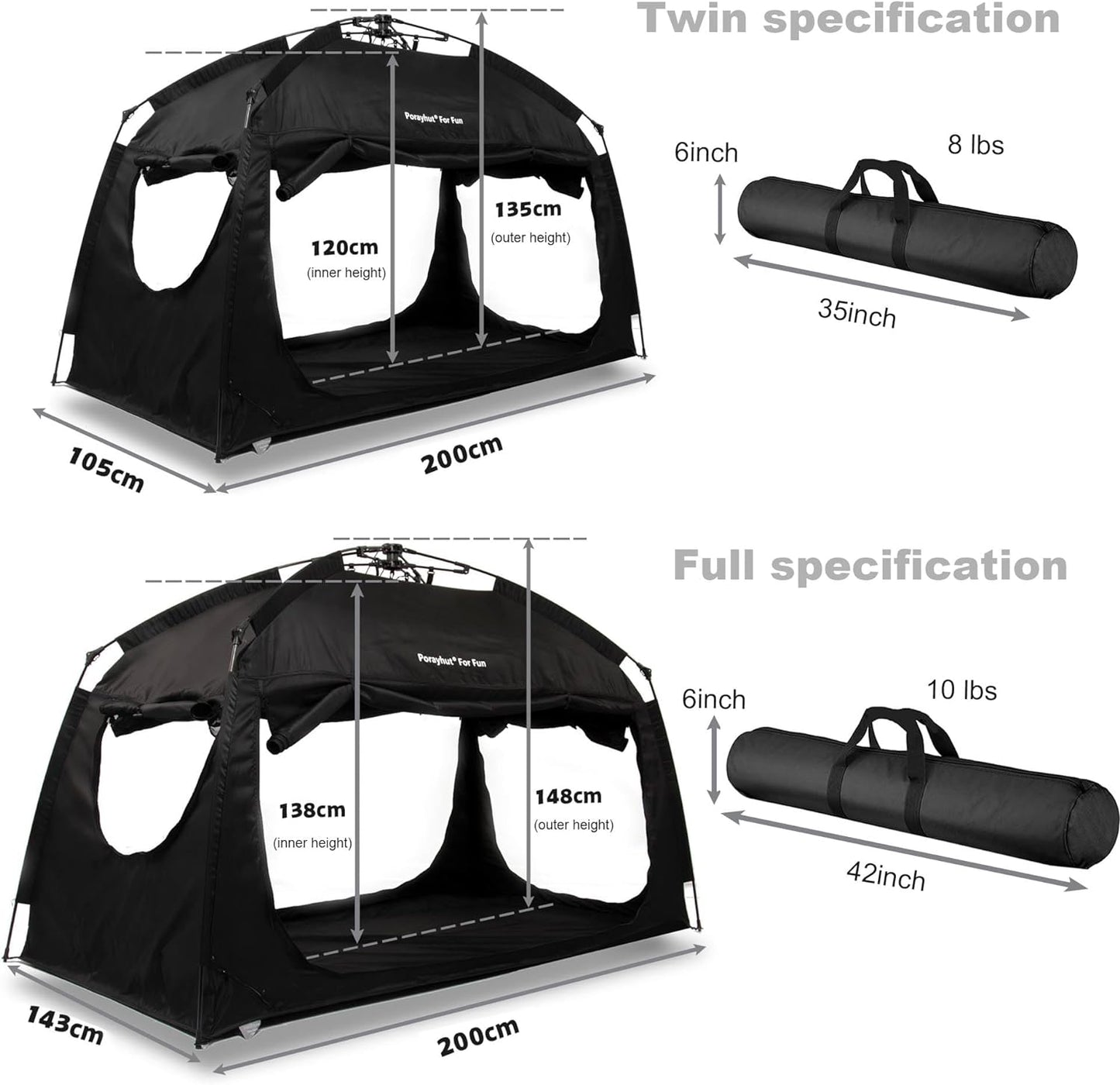 Indoor Instant Privacy Bed Tent for Sleeping,Quick Set-Up Bed Canopies,Portable Bed Drapes with Large Space and 3 Doors (Pink, Twin)