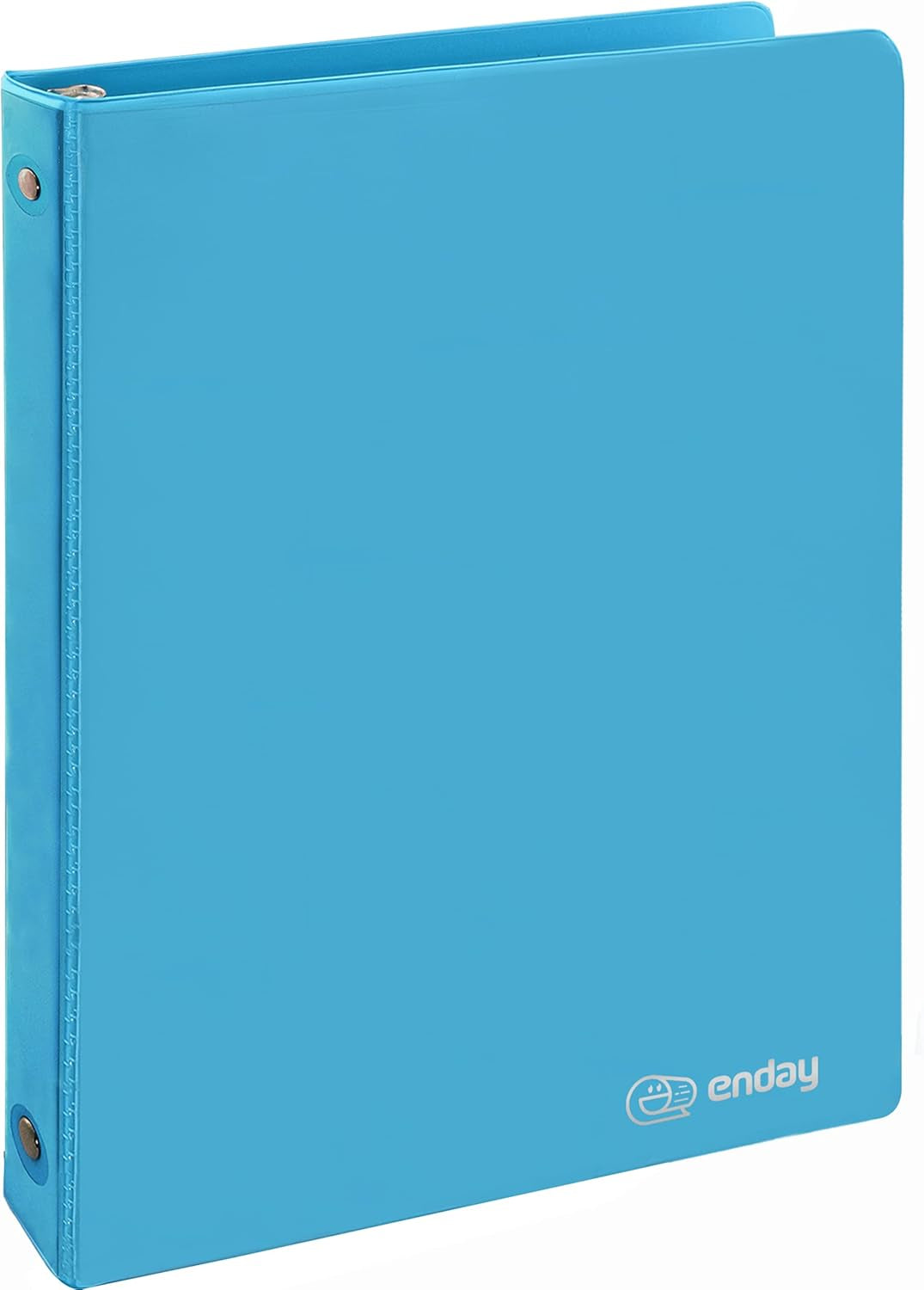 ½ Inch 3 Ring Binder .5 Inch Blue Clear View Cover with 2 inside Pockets, Colored School Supplies Office and Home Binders – by
