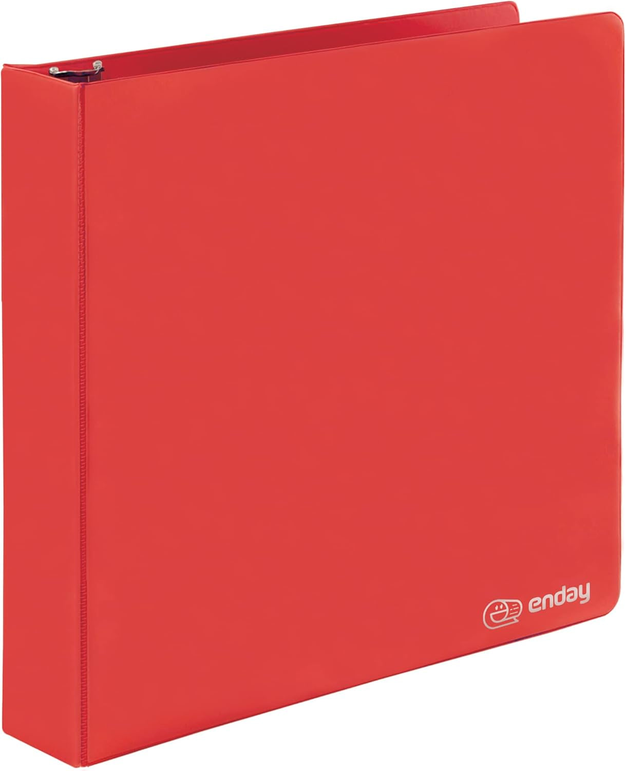 2 Inch 3 Ring Binder 2” Red, Slant D-Ring 2 in Binder Clear View Cover with 2 inside Pockets, Heavy Duty Colored School Supplies Office and Home Binders – by