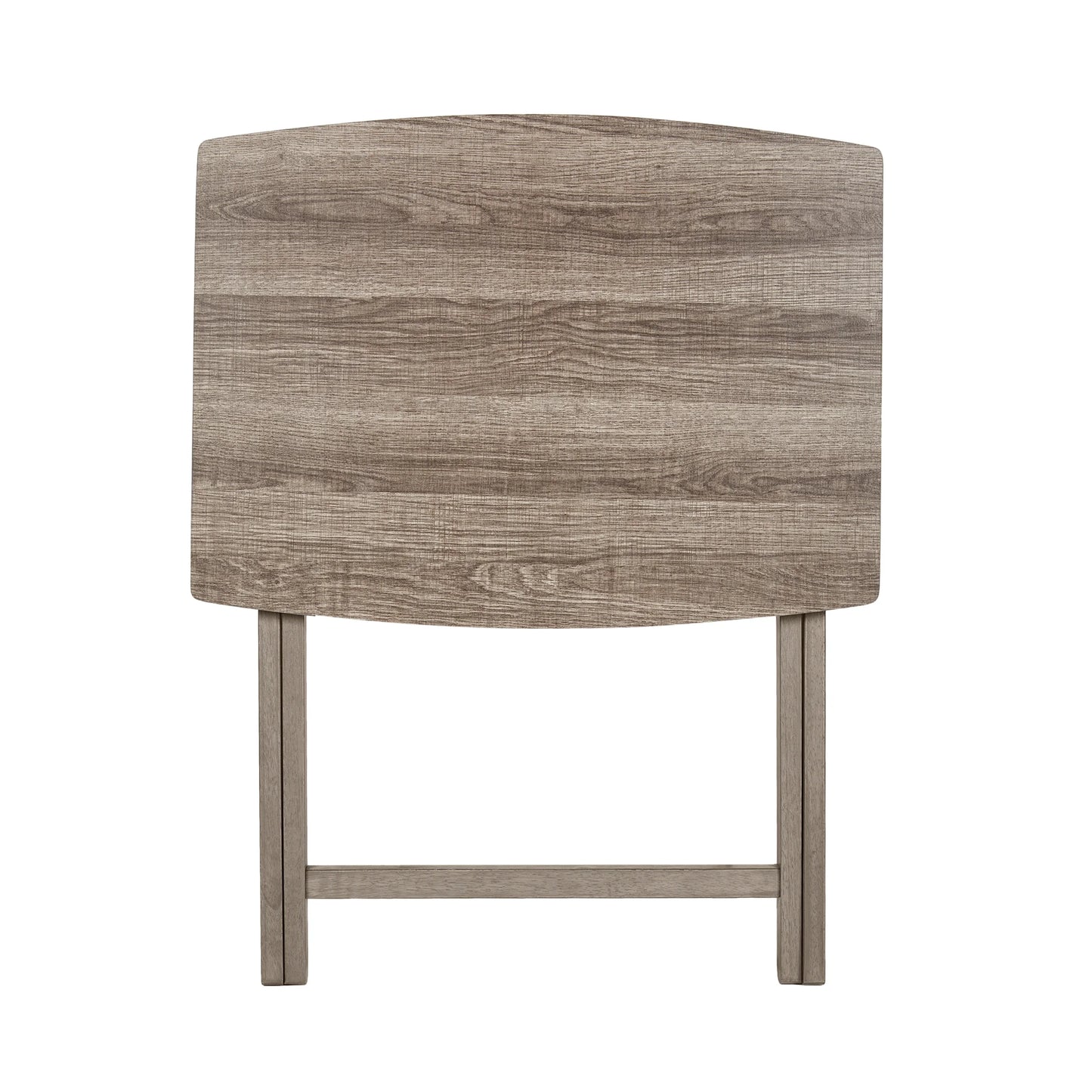 Modern Indoor Folding XL Oversized Tray Table in Rustic Gray L23.5 X W18 X H26 Inches.