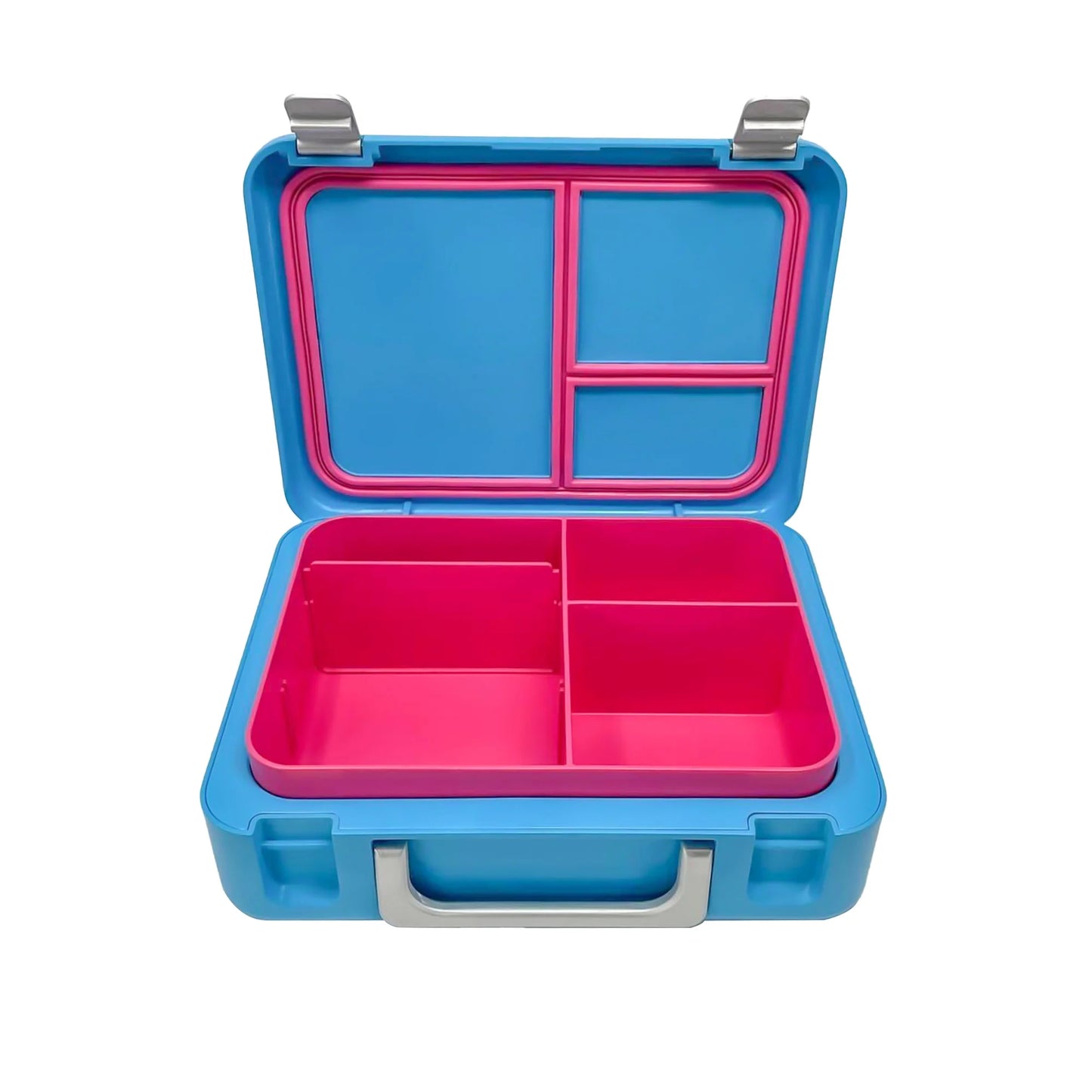 Mrbeast World'S Coolest Collectible Lunch Box, Bpa-Free, Blue/Pink