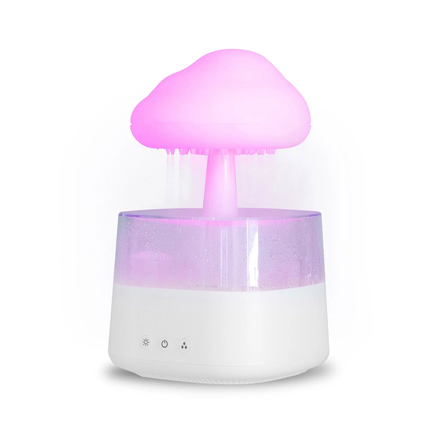 Rain Cloud Mood Lamp with Mist - USB Powered and Color Changing Lights, 5.63" Height
