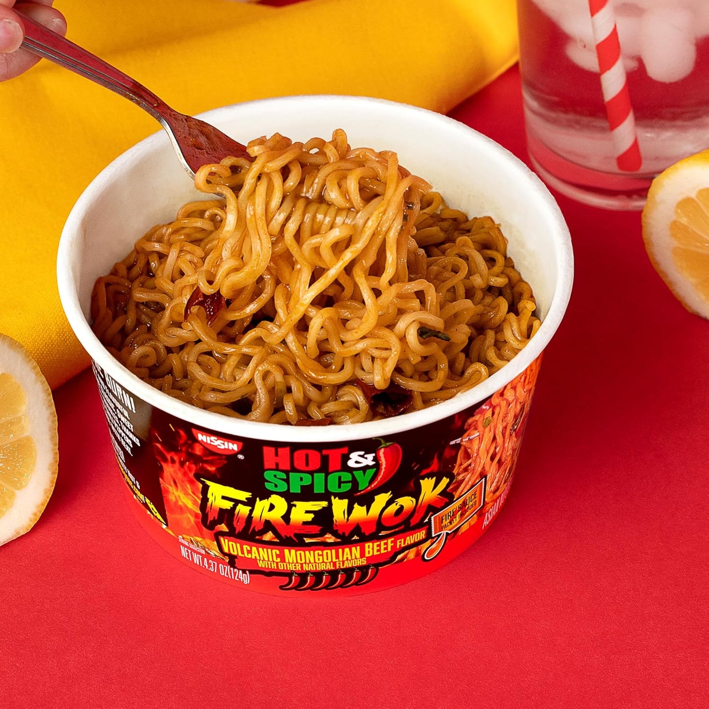 Hot & Spicy Fire Wok, Volcanic Mongolian Beef, 4.37 Ounce (Pack of 6)
