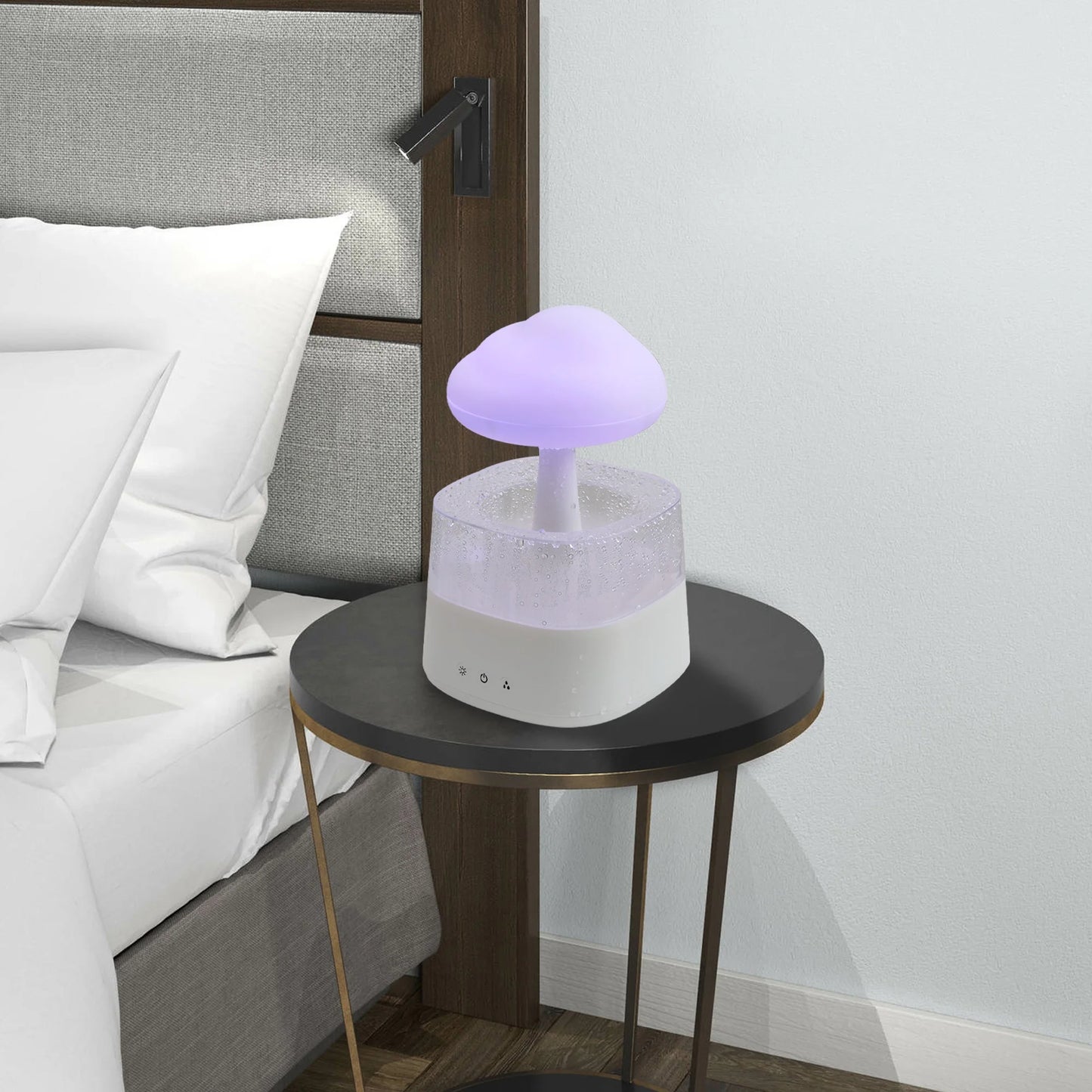 Rain Cloud Mood Lamp with Mist - USB Powered and Color Changing Lights, 5.63" Height