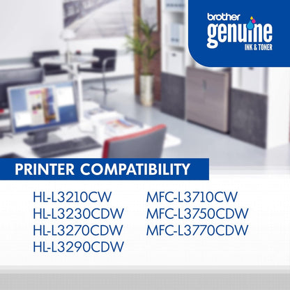 Genuine TN223M Standard Yield Magenta Toner Cartridge (TN223 Series) (For Use with HL-3210CW, HL-3270CDW, HL-3230CDN, MFC-L3770CDW, MFC-L3750CDW Printers