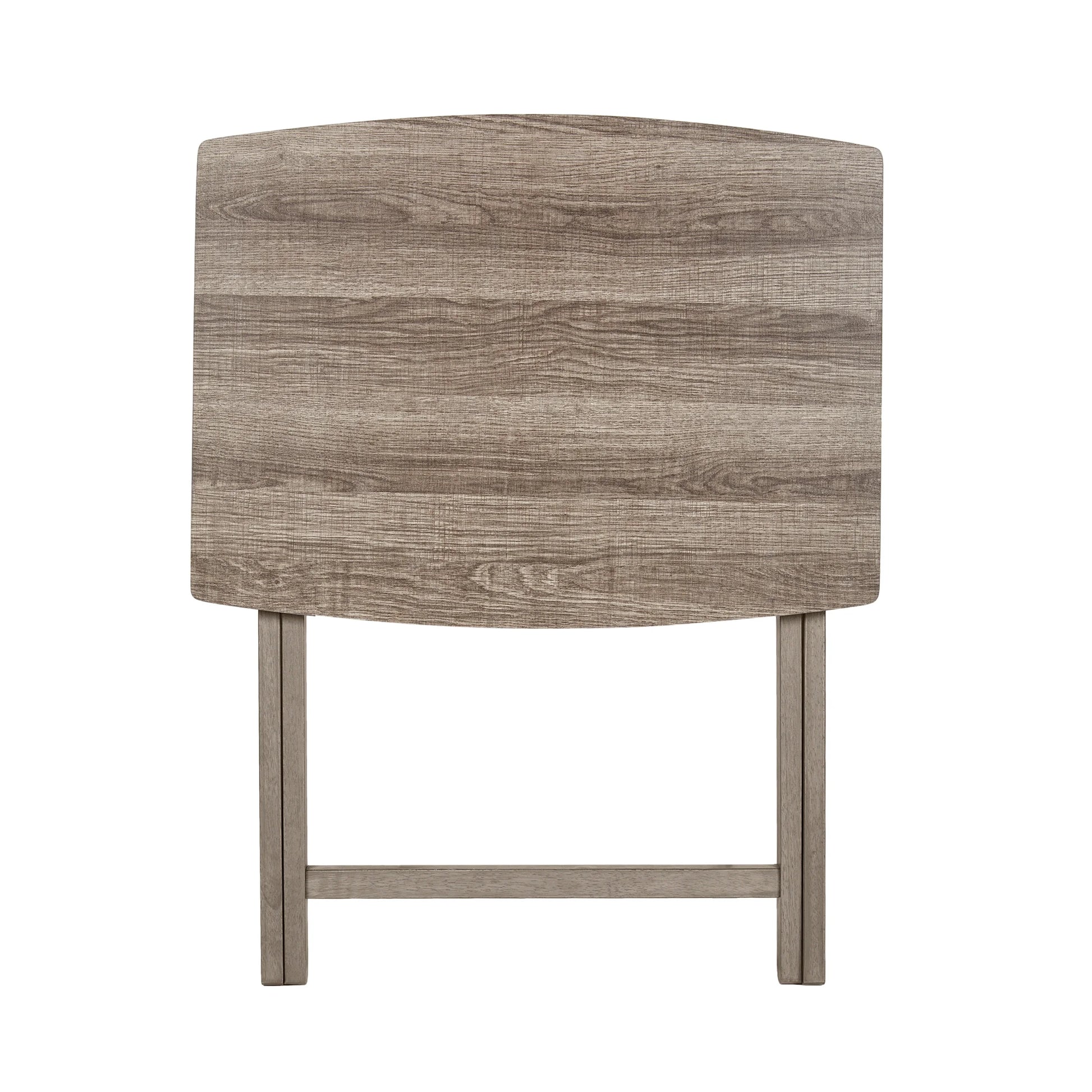 Modern Indoor Folding XL Oversized Tray Table in Rustic Gray L23.5 X W18 X H26 Inches.