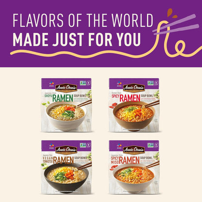 Japanese Style Spicy Miso Ramen Soup Bowl, Non GMO, 5.4 Ounces (Pack of 6)