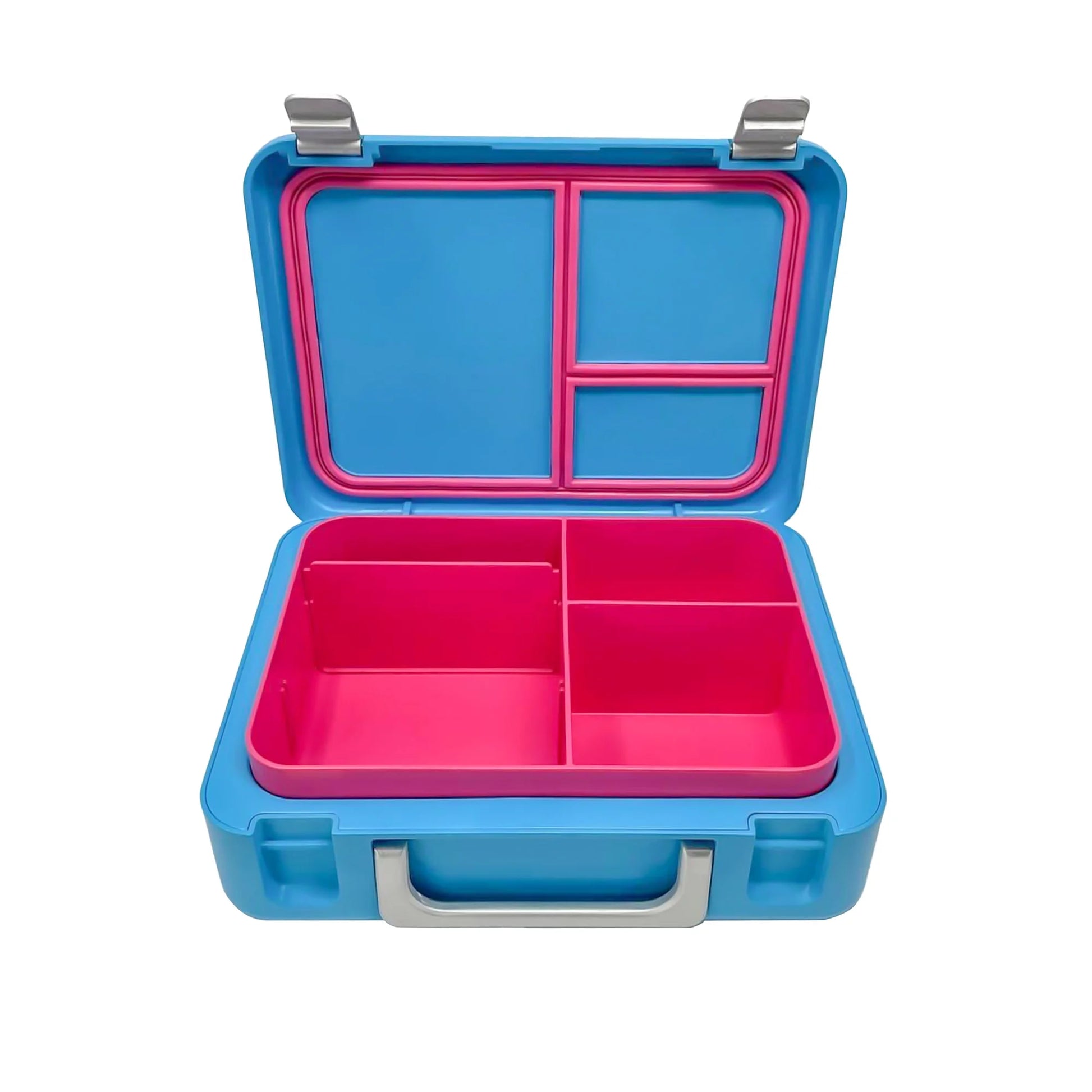 Mrbeast  World'S Coolest Collectible Lunch Box, Bpa-Free, Blue/Pink