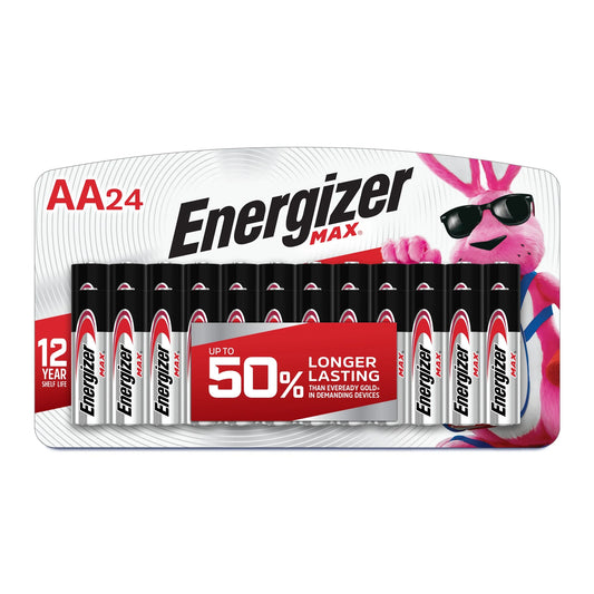 MAX (24 Pack), Double a Alkaline Battery